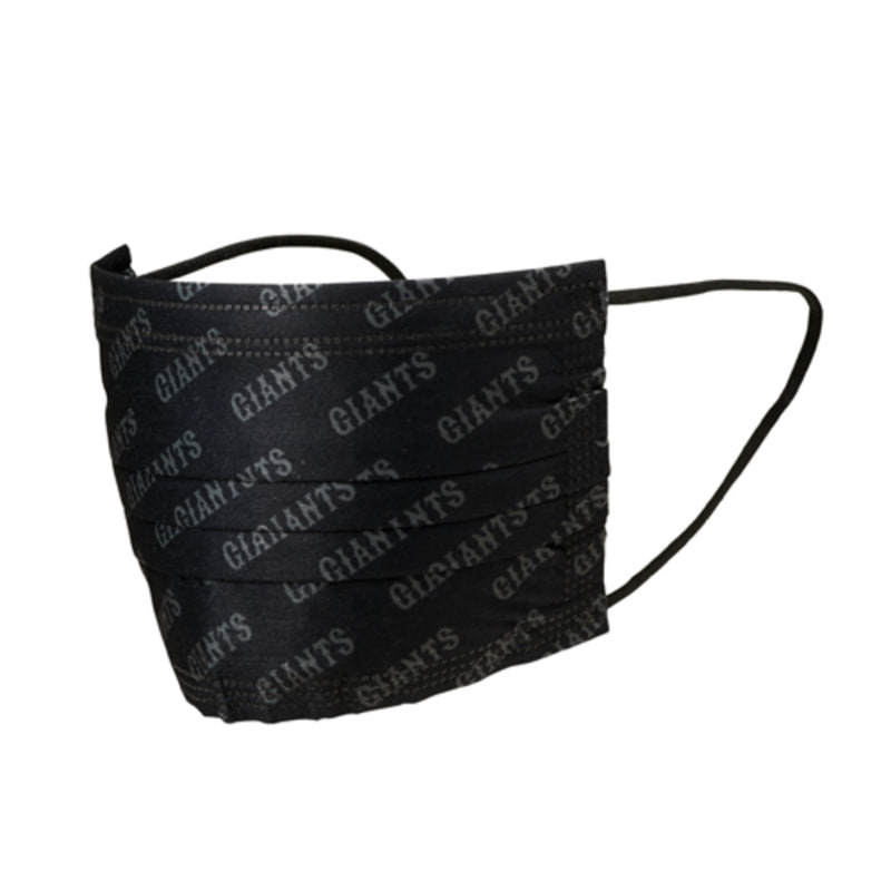 「GIANTS 不織布三層マスク 50枚入り（ブラック）」