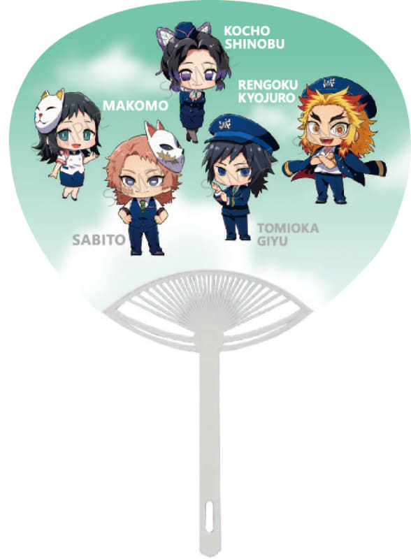 オリジナルイラストを使用したうちわ