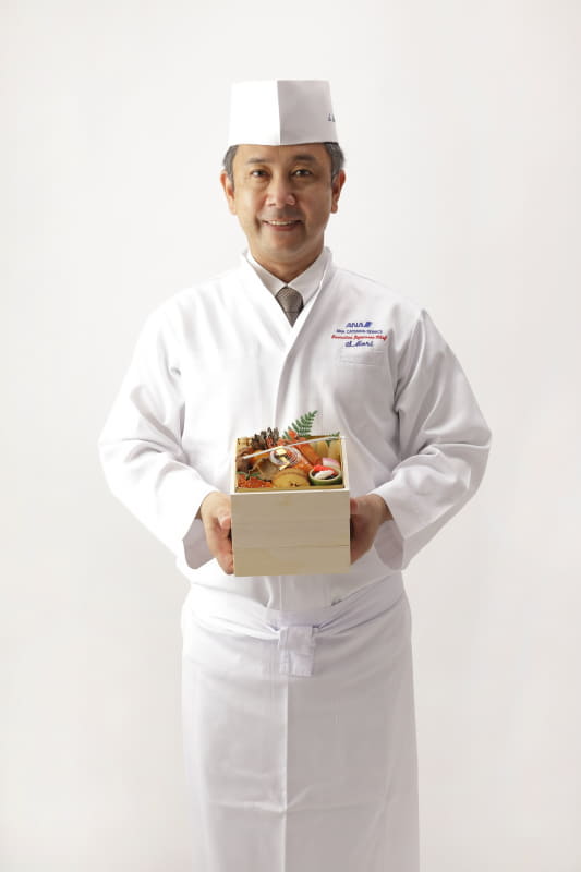 ANAケータリングサービスの和食料理長
