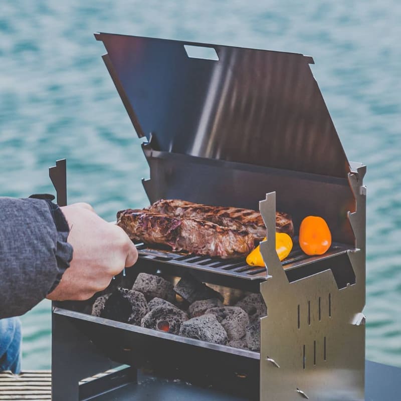 グリルの高さは変更可能