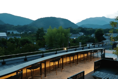 嵐山山 嵐山駅、屋上エリアを特別開放。嵐電開業110周年を記念した「RANDEN