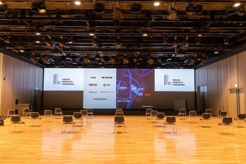 350名収容可能なイベントスペース「ポートホール」