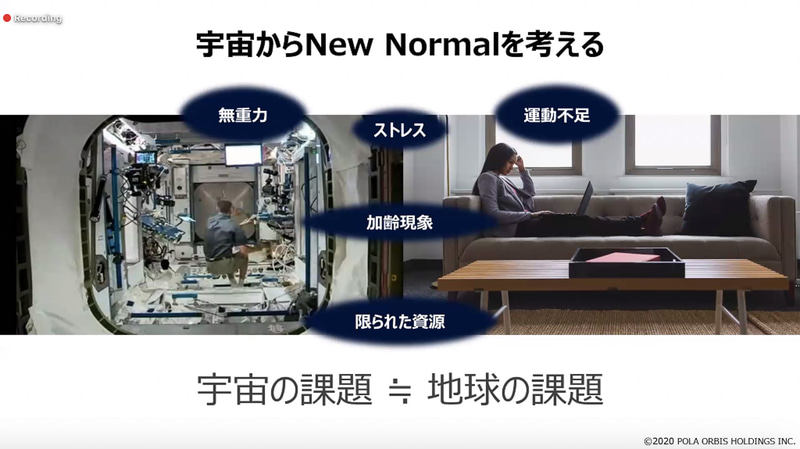 宇宙から「New Normal」を考えると現在の地球での生活課題と共通していることが分かる
