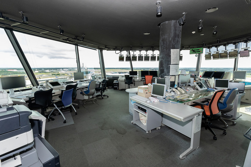 16階に設けられていたランプコントロール中央運用室