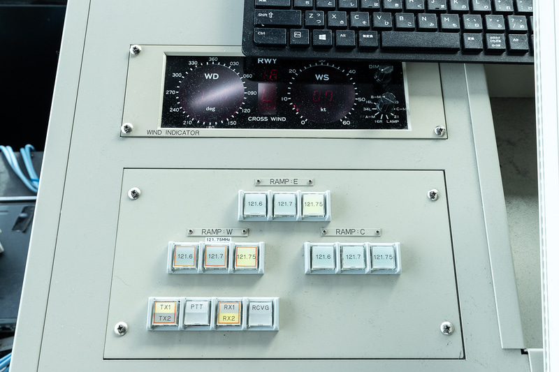 コンソールに備えられた通信機器など