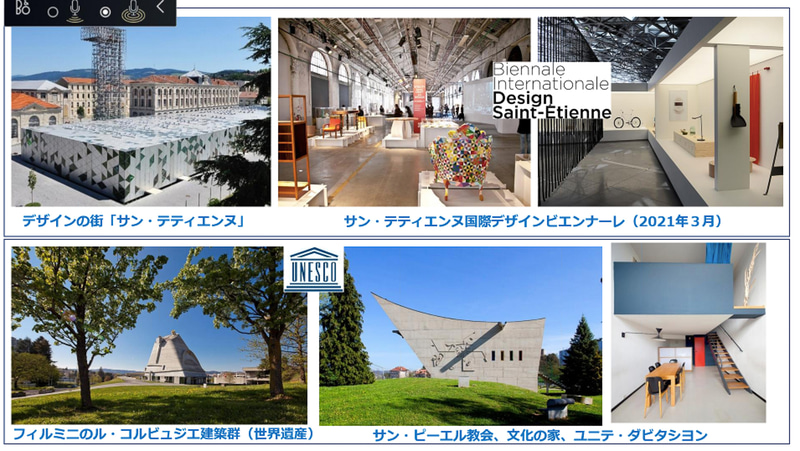 コルビュジエ建築群は文化、宗教、スポーツ、生活の場の4つを兼ね備えた複合施設