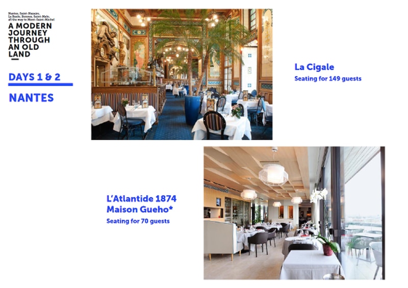 星付きレストランでの食事も楽しい