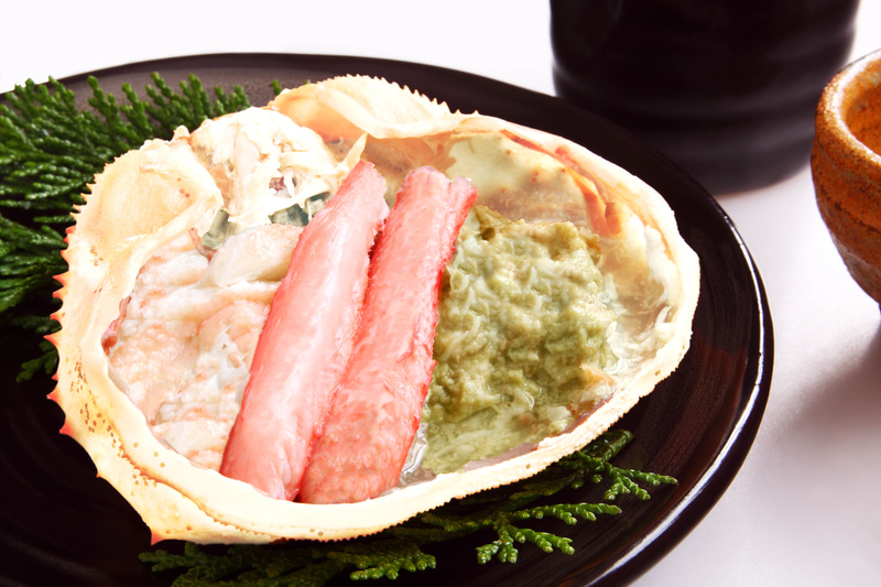 ずわい甲羅盛り（北海道長万部加工）