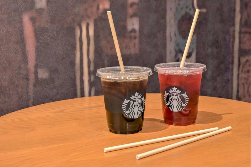 スターバックス コーヒー ジャパンでは、2020年1月から国内店舗でFSC認証紙ストローを導入している