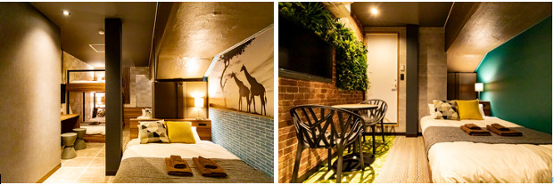 2～7名泊まれる客室