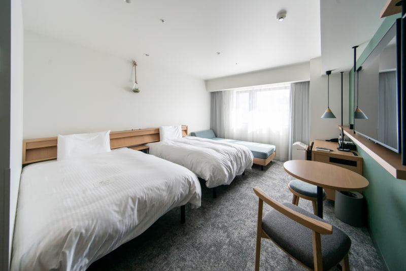 3人での利用も可能な「スーペリアツイン（スーペリアトリプル）」