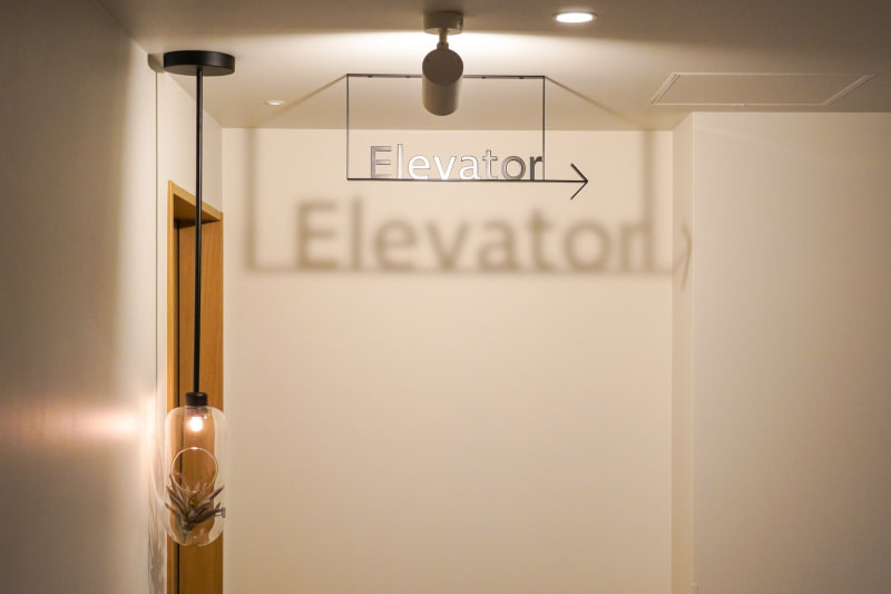 案内表示もオシャレな作り