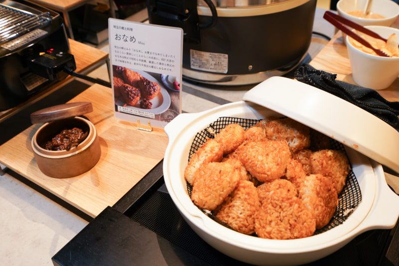 焼きおにぎりと埼玉の郷土みその「おなめ」