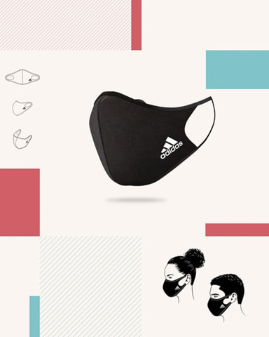 アディダス、「adidas FACE COVER」（フェイスカバー/マスク）の販売