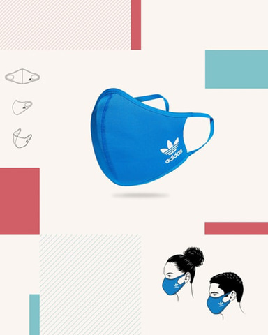 アディダス、「adidas FACE COVER」（フェイスカバー/マスク）の販売