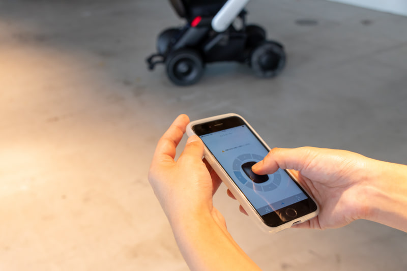 iPhoneを使った遠隔操作も可能だ