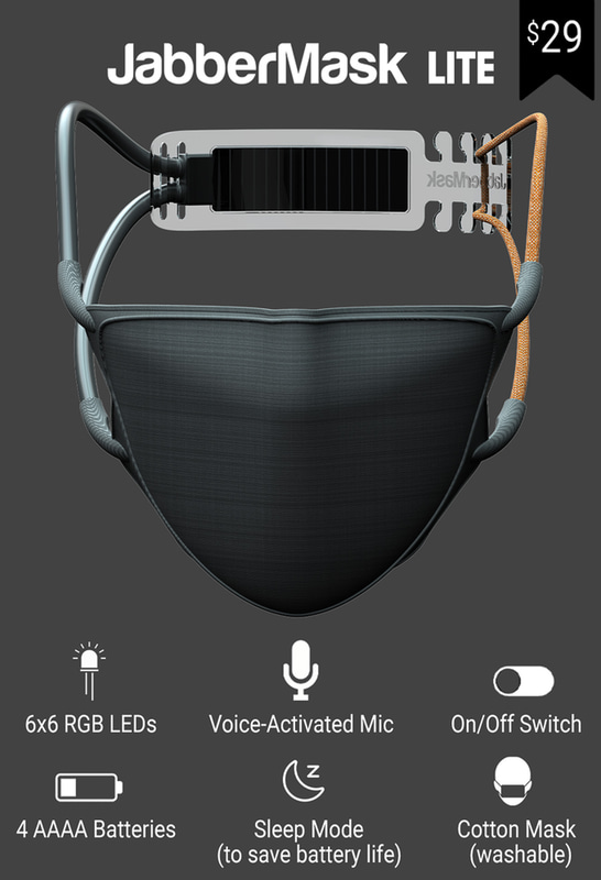 「JabberMask LITE」（29ドル：約3074円、1ドル＝約106円換算）