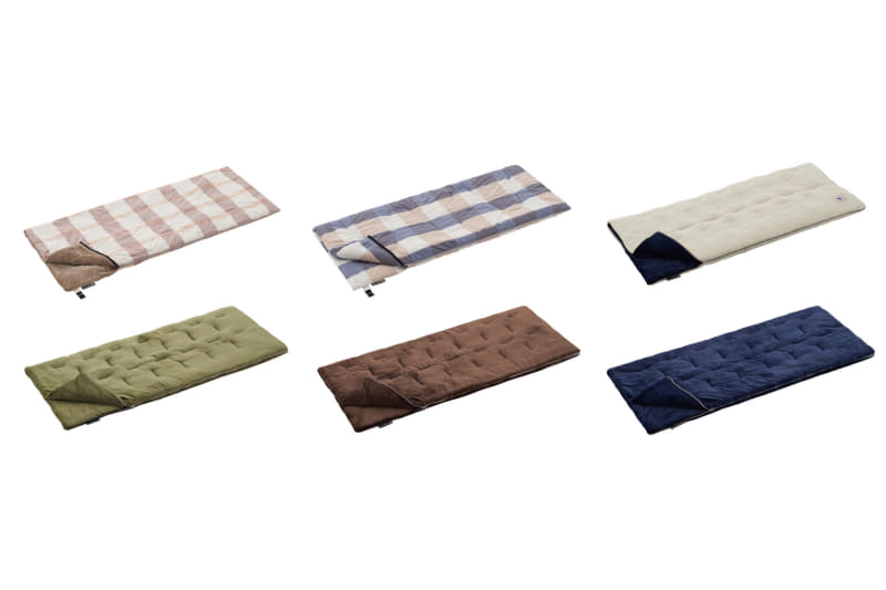 ロゴス「秋冬向け 封筒型シュラフ」新商品