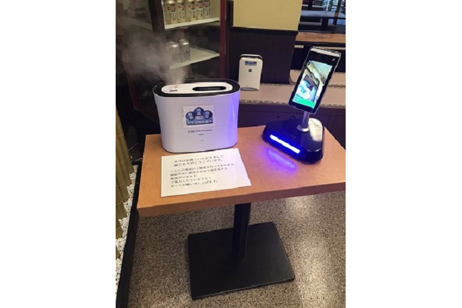 船清では船内外で除菌を徹底