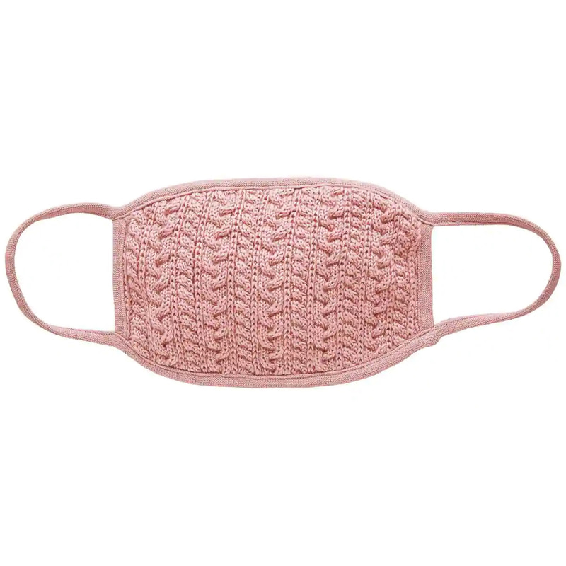 セシール「HOT HOT マスク」（ダスティーピンク）