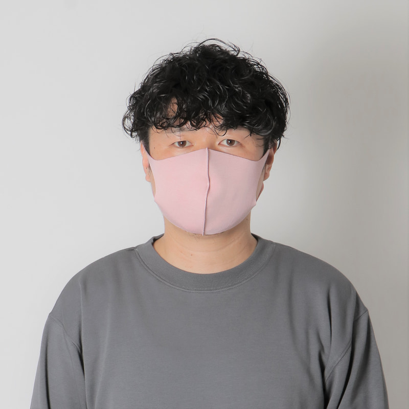 コックス「ふわマスク」（ピンク、Lサイズ）