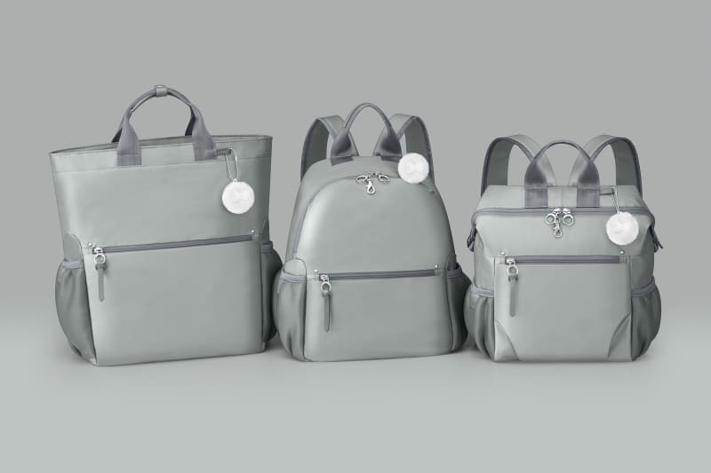 重い荷物も身軽に持ち運べる「カナナリュック13」の秋冬限定色カーキグレー