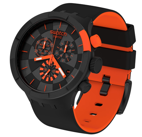 Swatch、47mmケースのクロノグラフ「BIG BOLD CHRONO」 - トラベル Watch