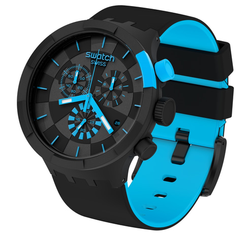 Swatch、47mmケースのクロノグラフ「BIG BOLD CHRONO」 - トラベル Watch