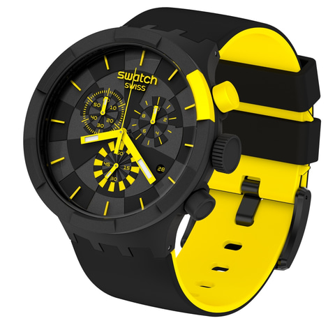 Swatch、47mmケースのクロノグラフ「BIG BOLD CHRONO」 - トラベル Watch