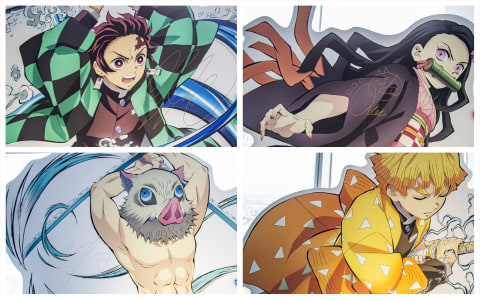 東京スカイツリー、劇場版「鬼滅の刃」公開にあわせ特別ライティング