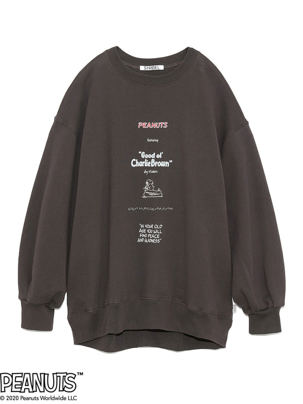 「SNIDEL meets PEANUTS」スウェット
