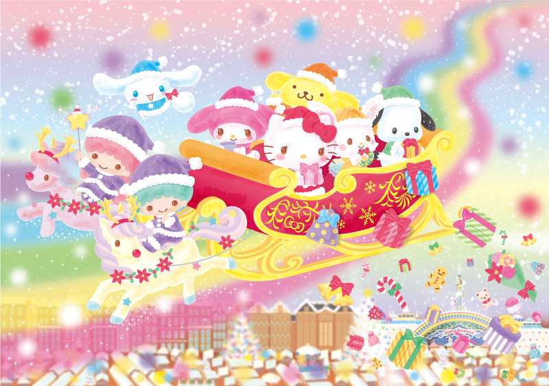 サンリオピューロランドはクリスマスイベント「PURO RAINBOW CHRISTMAS」を実施する