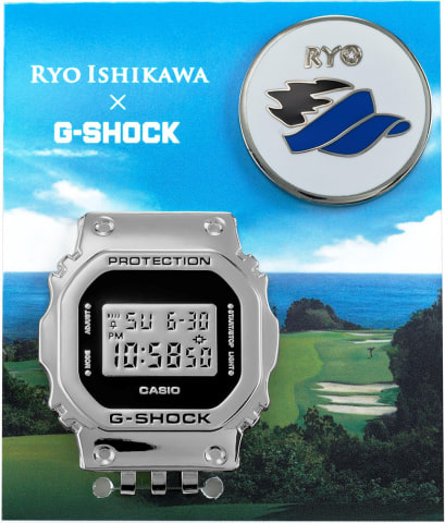 カシオ、石川遼選手とコラボした「G-SHOCK GM-5600RI20」発売