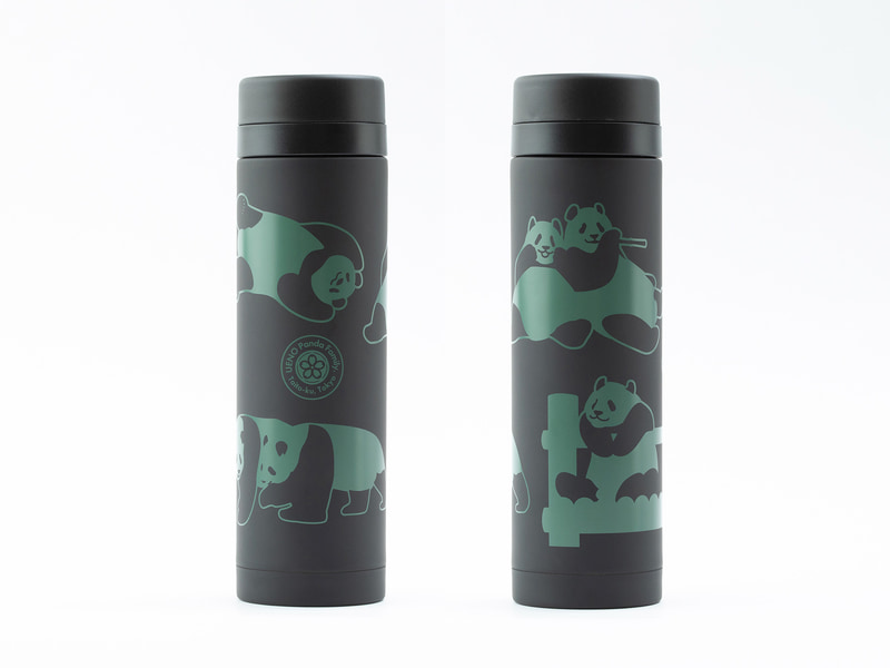 上野パンダファミリー ステンレスボトル（2860円、11月3日発売）