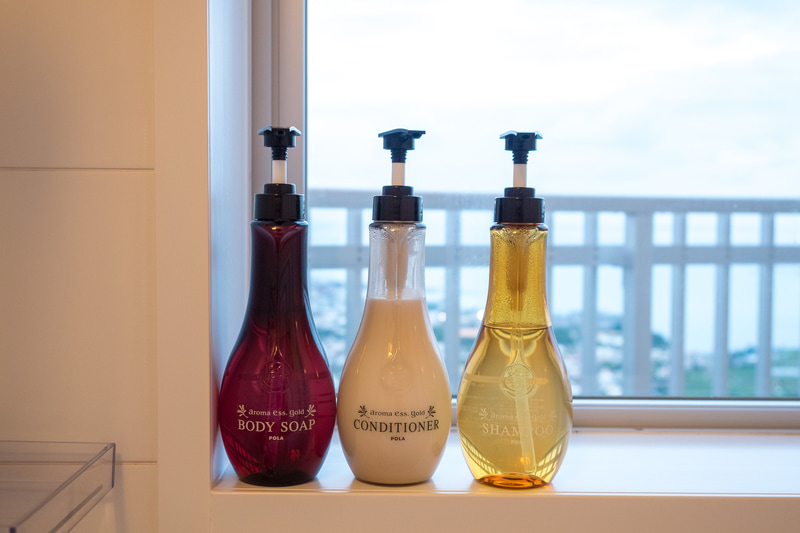 アメニティも一通り用意されている