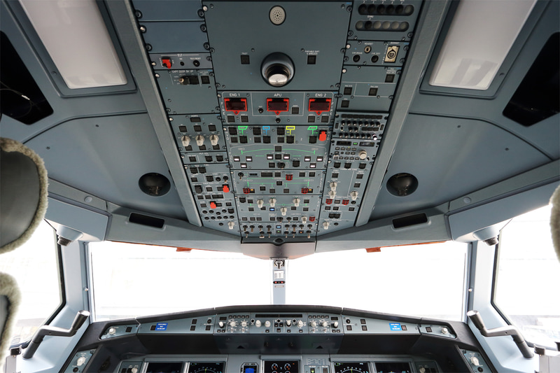 エアバス A330-900neoのコクピット