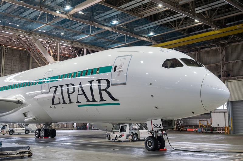 ZIPAIRは12月1日～2021年3月27日搭乗分のチケットを発売した