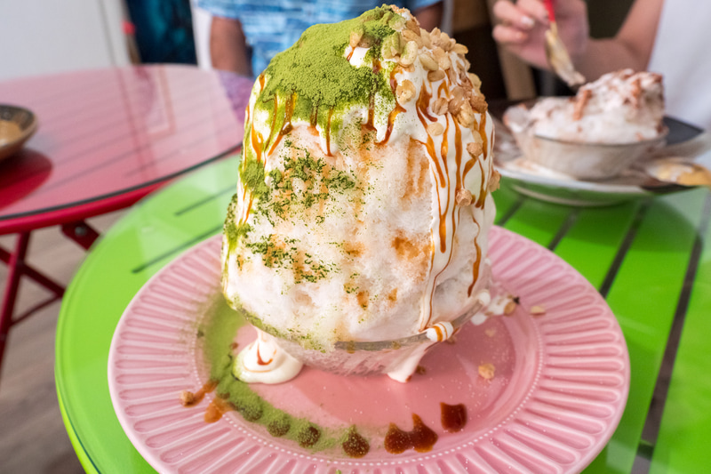 塩キャラメル、きなこ、抹茶の「もう、考えるのをやめた…欲望の3種盛り」