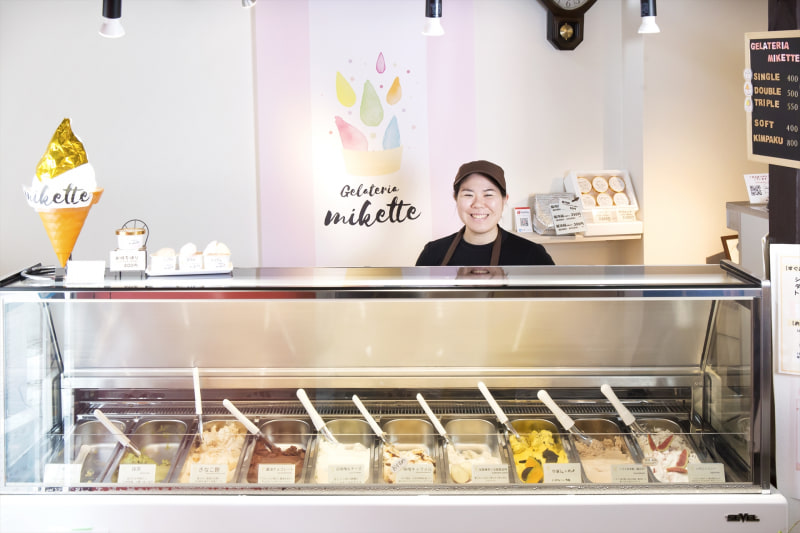 Gelateria mikette（ジェラート）