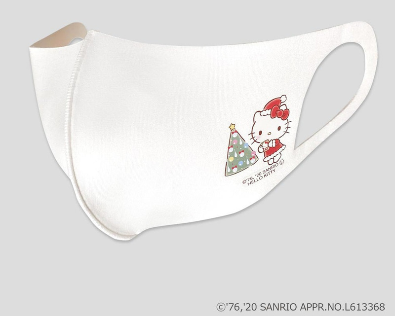 「サンリオキャラクターマスク クリスマスver.」（ハローキティ）