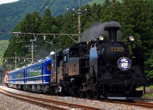 現在鬼怒川線で運行している「C11 207号機」