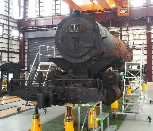 2021年冬の復元を目指す「C11 123号機」