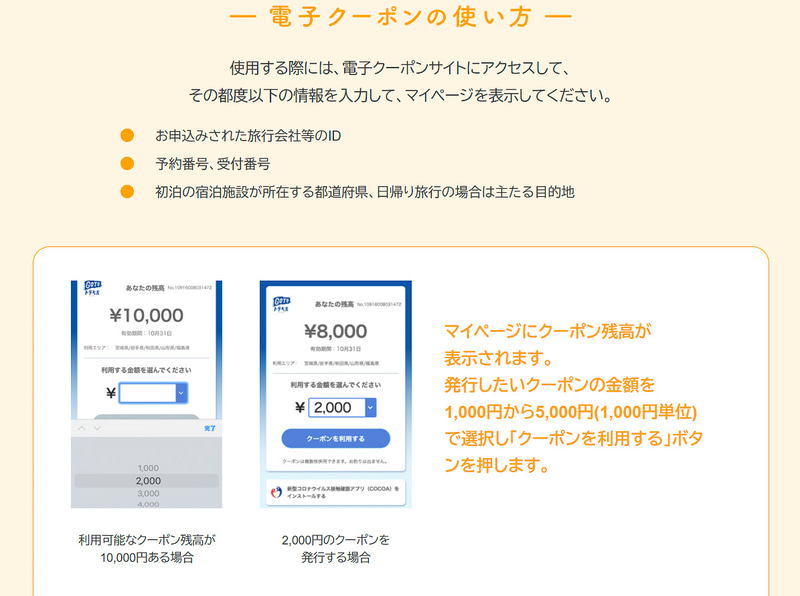 電子版の地域共通クーポンの発行券種が変わる