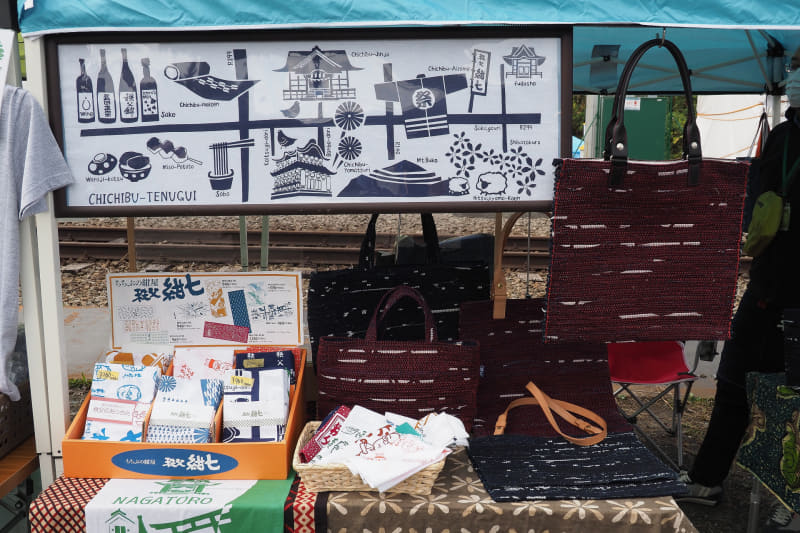 秩父の老舗紺屋（染物屋）齋藤染物店のコーナー