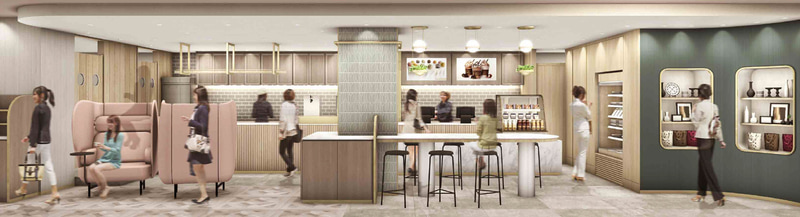 GODIVA café店内イメージ