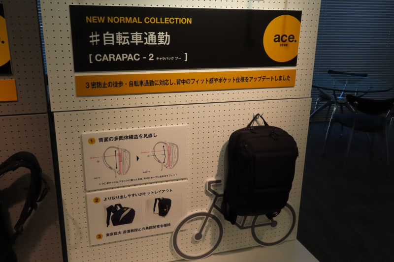 自転車通勤に最適な「キャラパック2」