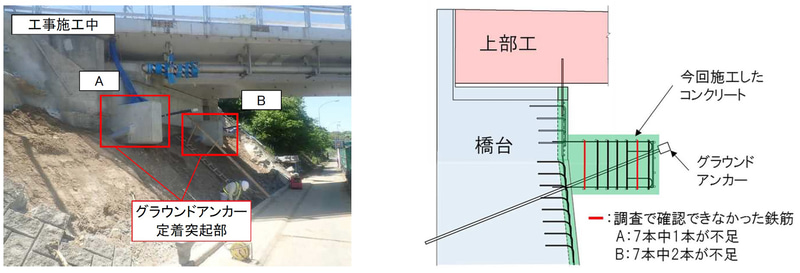 「絵堂橋A1 橋台（下り線側）」