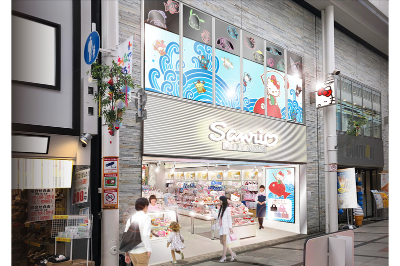 サンリオ直営ショップ「サンリオギフトゲートなんば戎橋店」