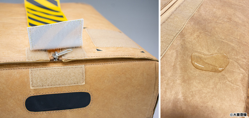 素材にはデュポン社の「タイベック」を採用した