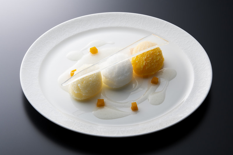 3種のアイス盛り合わせ（奈良県）